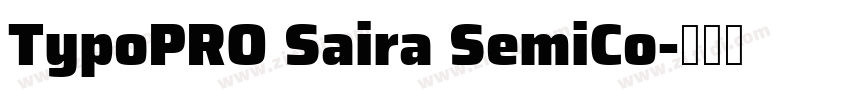 TypoPRO Saira SemiCo字体转换